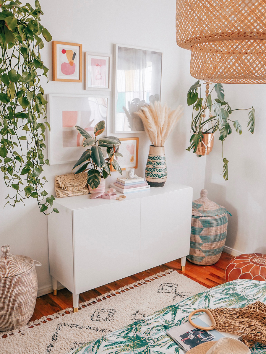 A Tropical Bedroom Makeover | Erika Carlock | Bohemian Lifestyle Blog